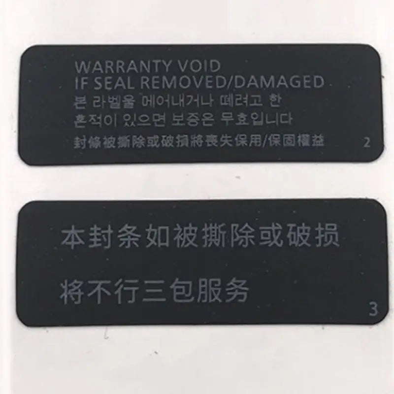 Label Accessories Warranty Security Sticker Simple And Easy To Use Host Sticker Three-in-one Gaming Equipment Warranty Seal