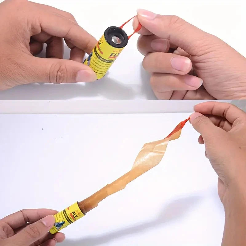 5-sheet green fly roll fly tape fly sticky strip fly paper fly sticky strip fly sticky tape