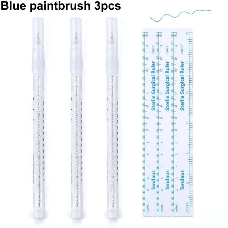5/3/1pcs Skin Marker Pen Sterile Eyelash Extension Tool Fixed Point Marker Pen Skin Positioning Marker Tattoo Lashes Accessories