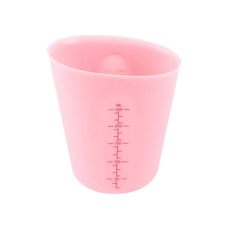 Kitchen Measuring Tools Silicone Measure Cup 250ml/500ml Liquid Measuring Cup Dosing Utensils Pink/ White Measuring Jug