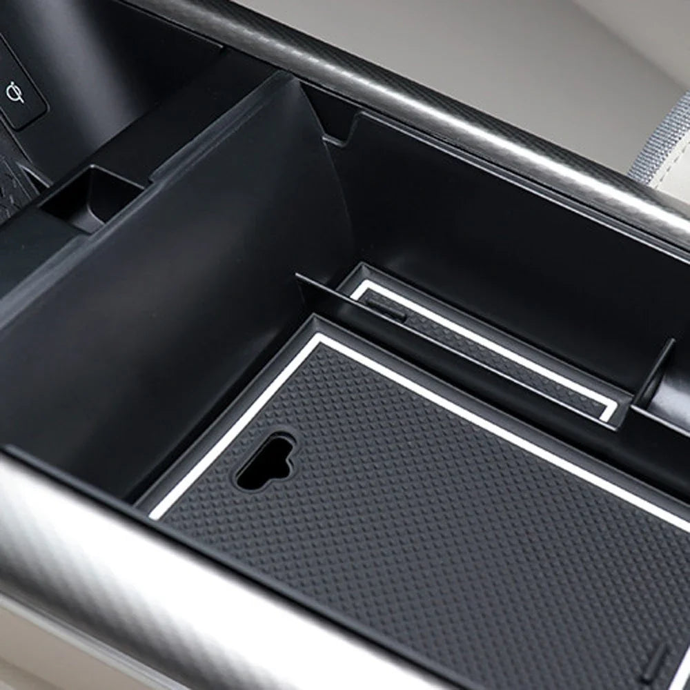 For Genesis GV60 Central Armrest Organizer Tray Car Multi-purpose Storage Box Car Stowing Tidying