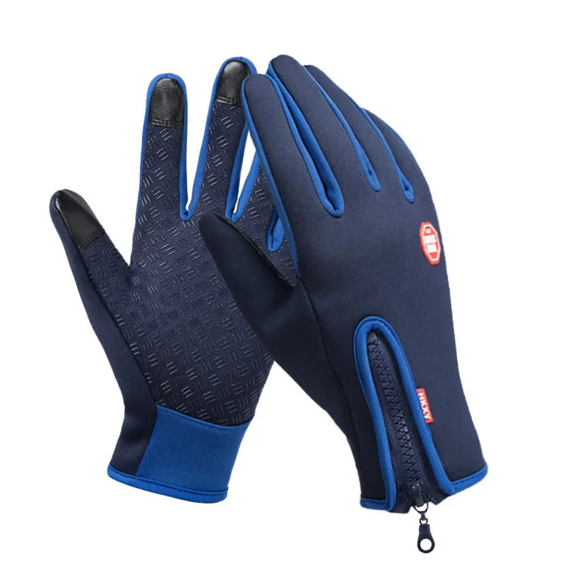 Winter Thermal Warm Full Finger Gloves Touchscreen Unisex for Outdoor Sports Cycling Bicycle Ski Camping Motorcycle Gloves