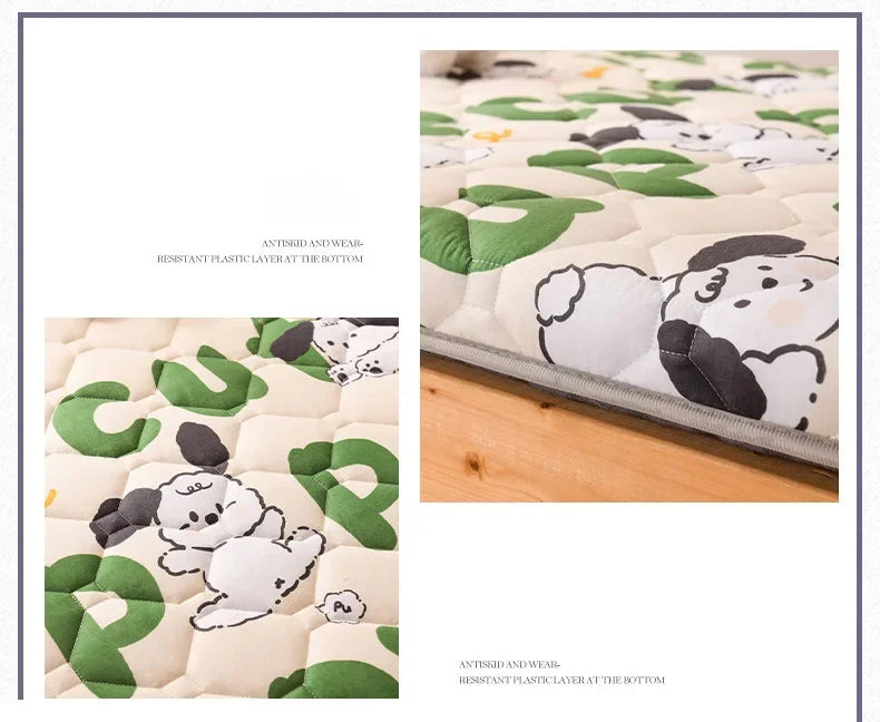 Soft Sponge Folding Mattress Sleeping Mats on The Floor Tatami Pad for Dormitory Hotel Bedroom Single Double Bed