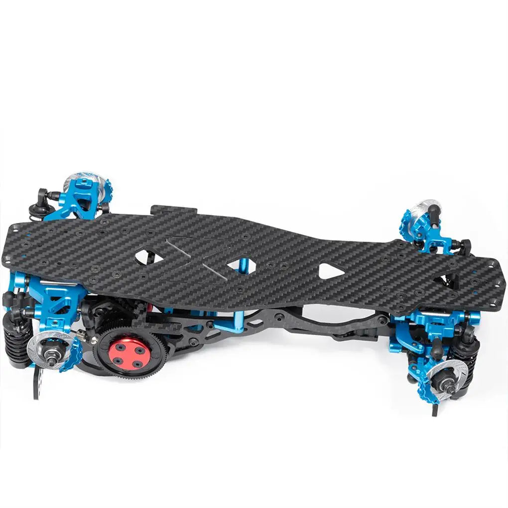 Alloy MR Chassis Frame Set Carbon Fiber Precision Car Frame for Sakura D5 1/10 RC Drift Car Upgrade Parts
