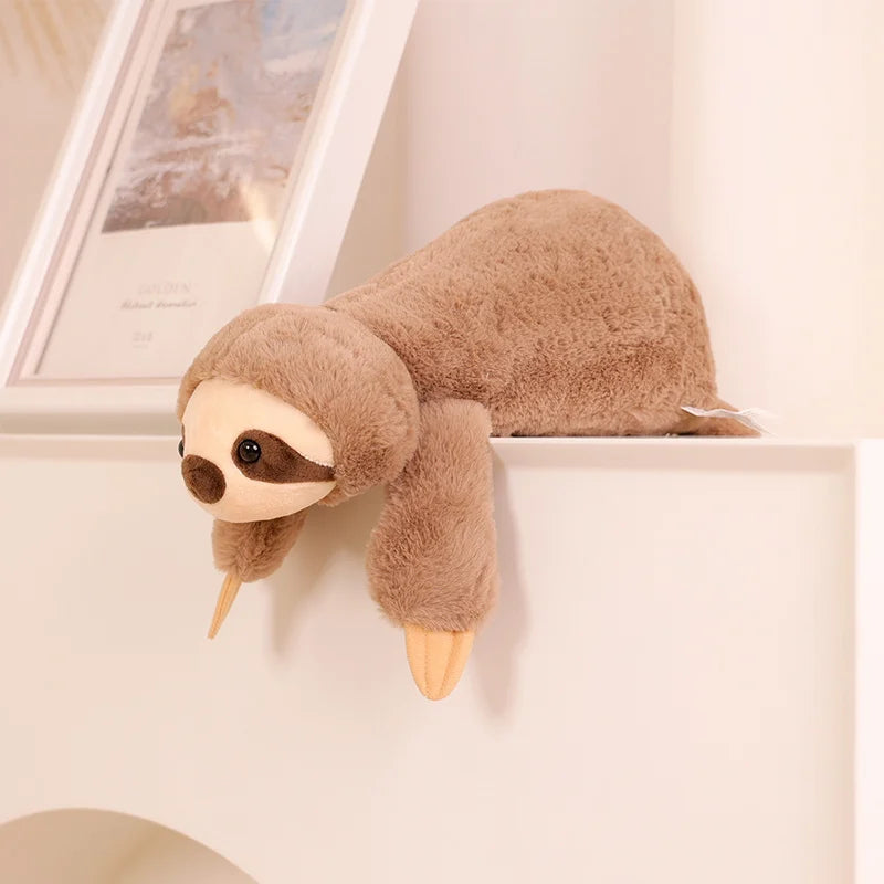 Cute Raccoon Crocodile Sloth Fox Animals Soft Plush Toys Sleeping Pillow Cartoon Stuffed Cushion