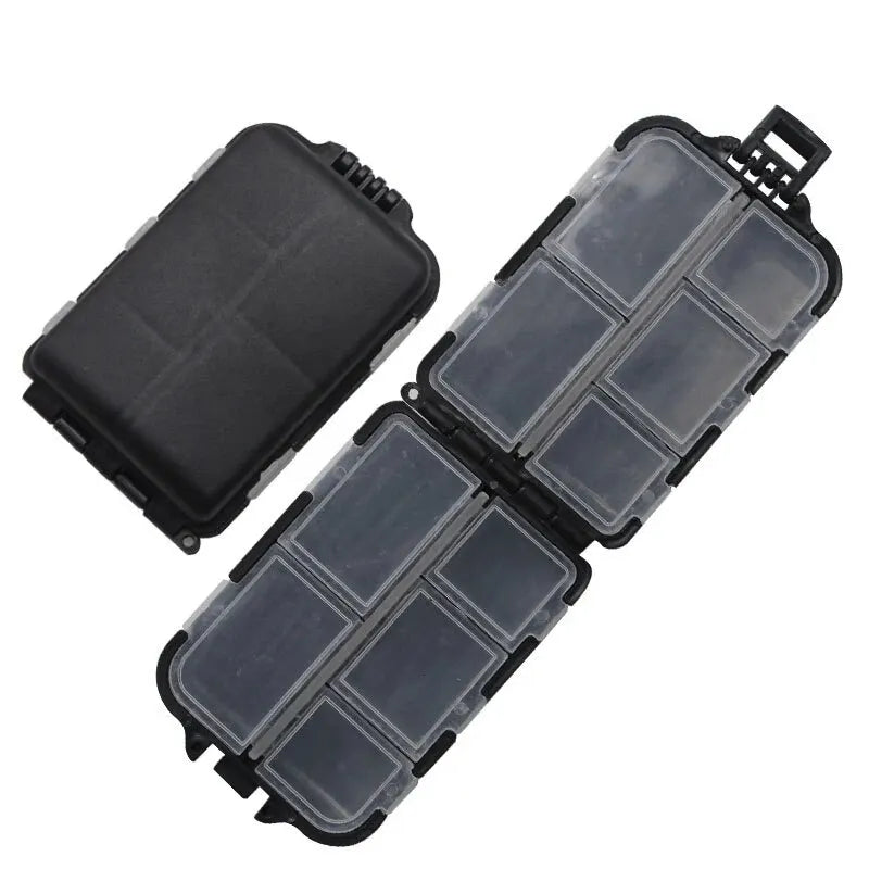 ABS Material Fish Accessories Box 38.5g Bait Box Portable Storage Box OEM and on Stocks 4 Color High Quality
