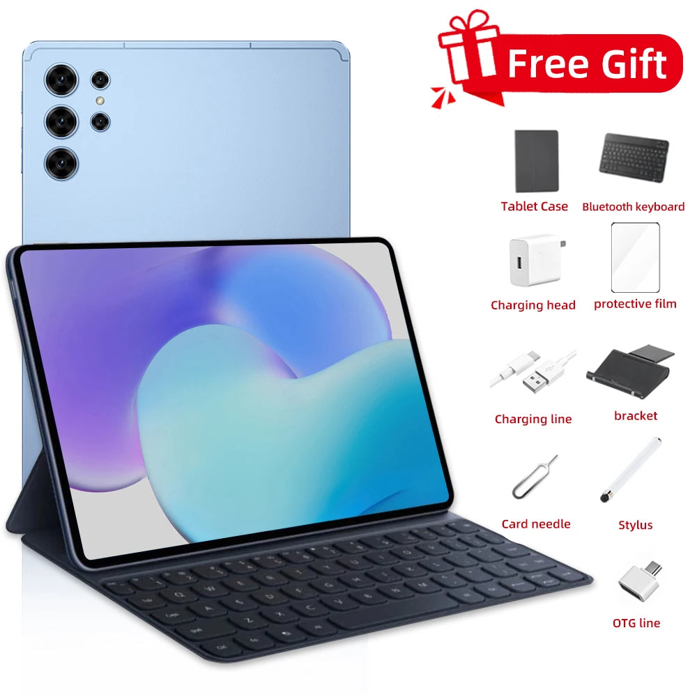 2025 NEW Tab Tablets S25 Ultra Original Global Version Tablet PC Android 14 Snapdragon 8gen2 Dual SIM WIFI 4G/5G GPS WIFI Kids