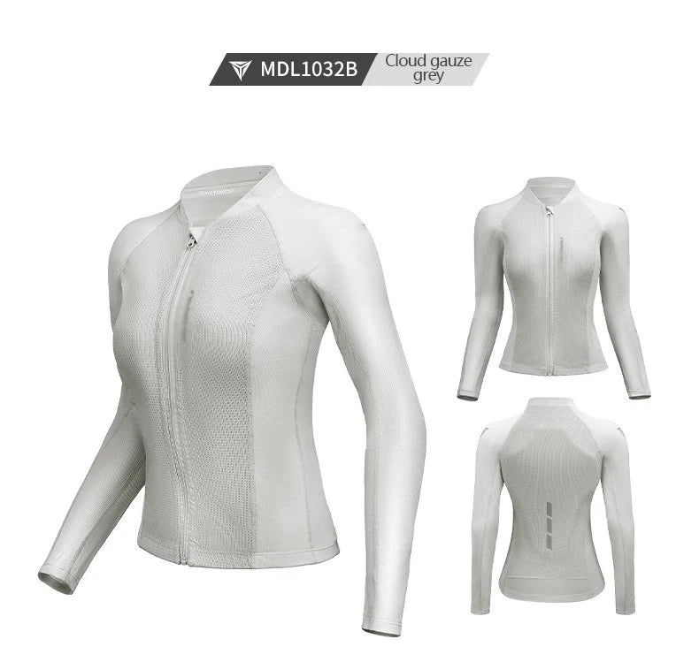 Motorcycle riding suits, all-season mesh breathable, spring and summer women's fitted, anti-drop, quick-drying clothes