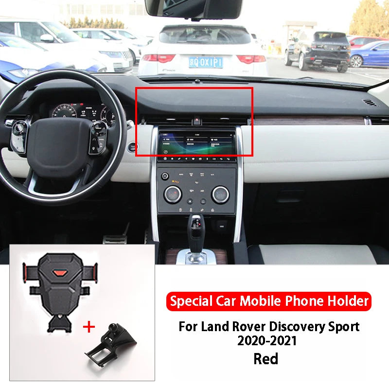 Car Gravity Holder Support Mobile Phone Stand For Land Rover Defender Discovery Sport Discovery 5 Discovery 4 LR4 Car Styling