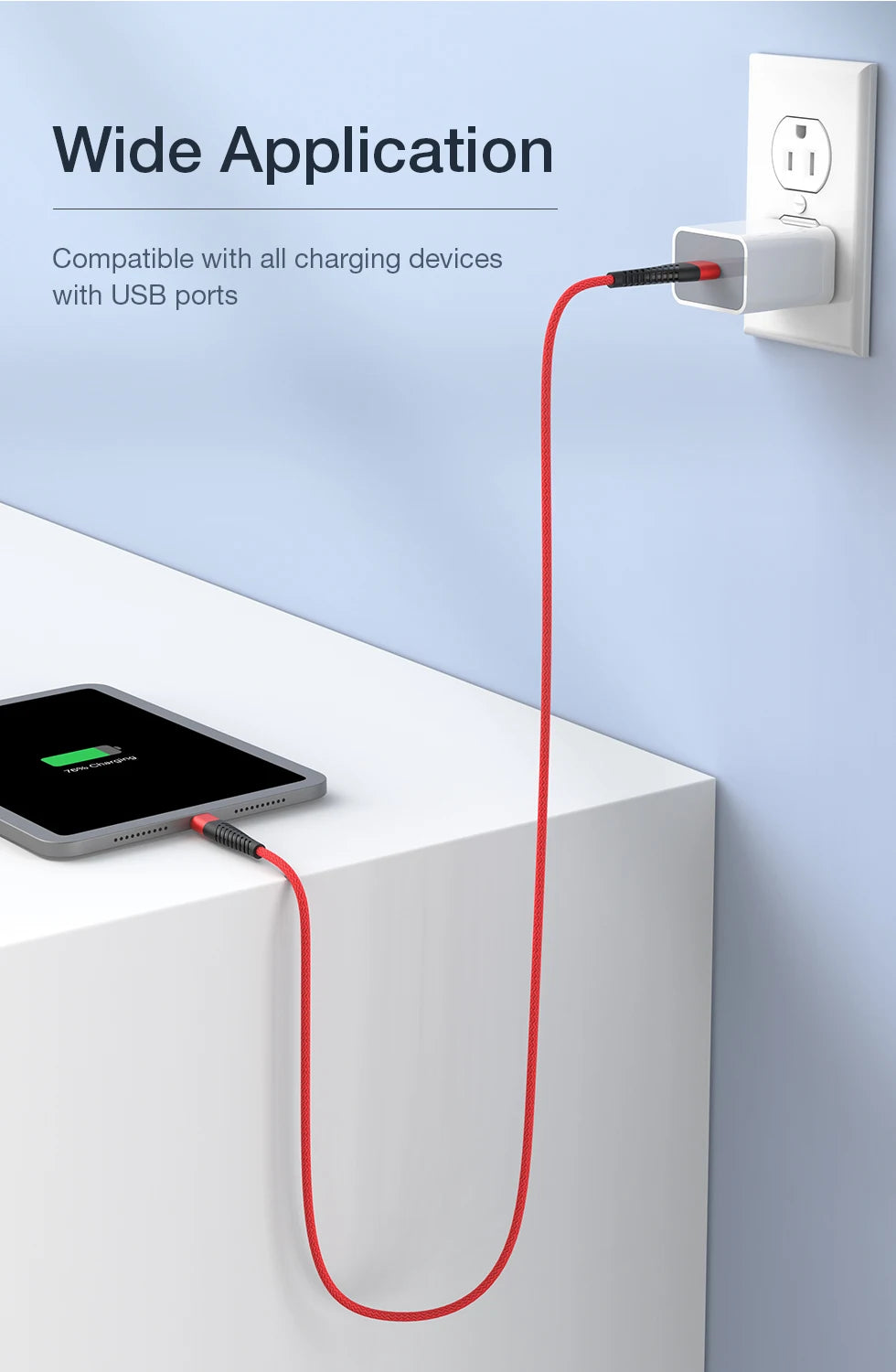 USB Type C Cable for Samsung S10 S20 S21 S22 3A Fast Charging Type-C Phone Charge Wire USB C Cable for Xiaomi Redmi note 11 3M