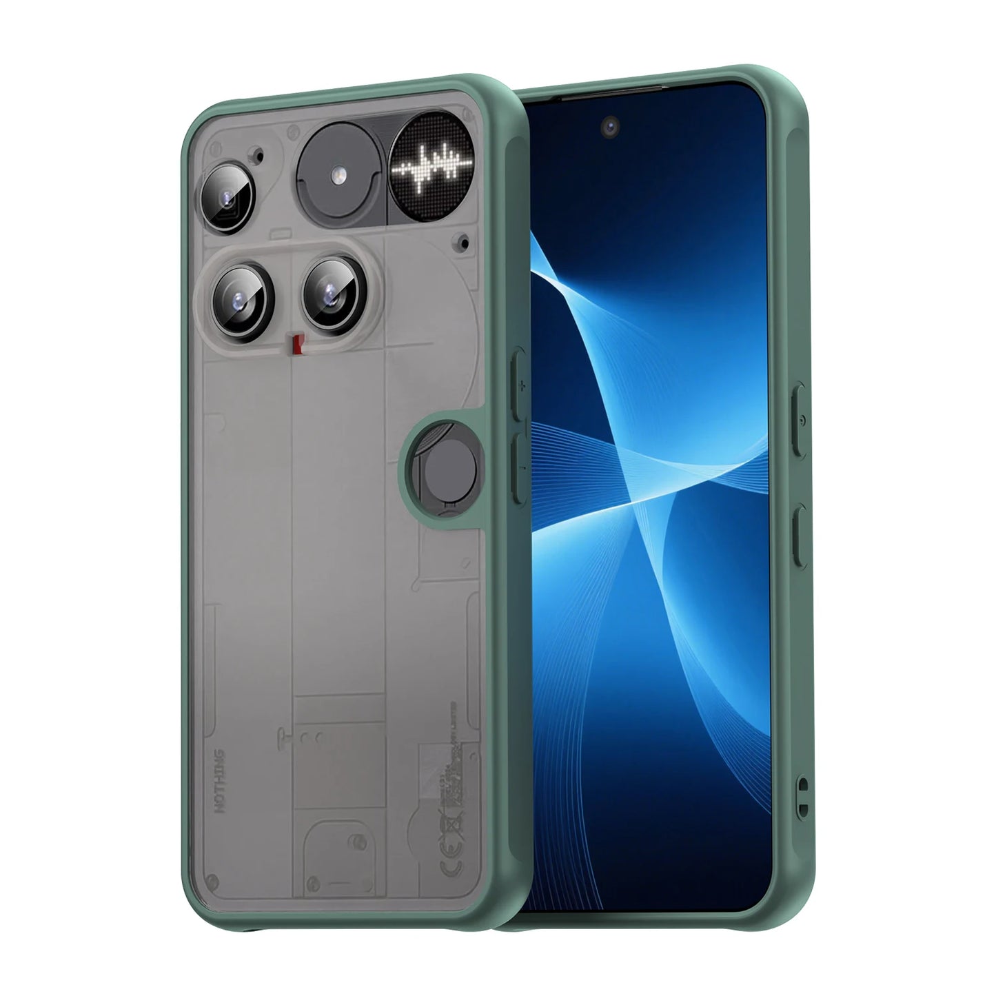 New!!! Elegant and Fashionable Armor Bumper Shockproof Phone Case For Nothing Phone 3 Silicone Hard Cover
