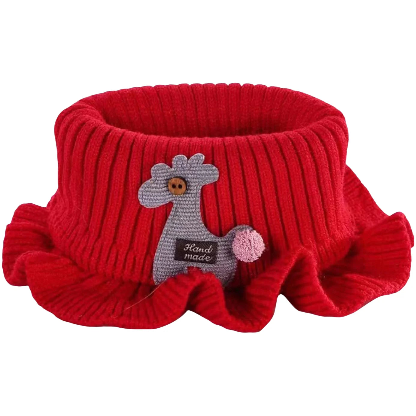 1PC Neck Warmer Scarf Scarf Autumn And Winter Deer Cartoon Neck Cute Versatile Winter Baby Thickened And Warm Gaiter