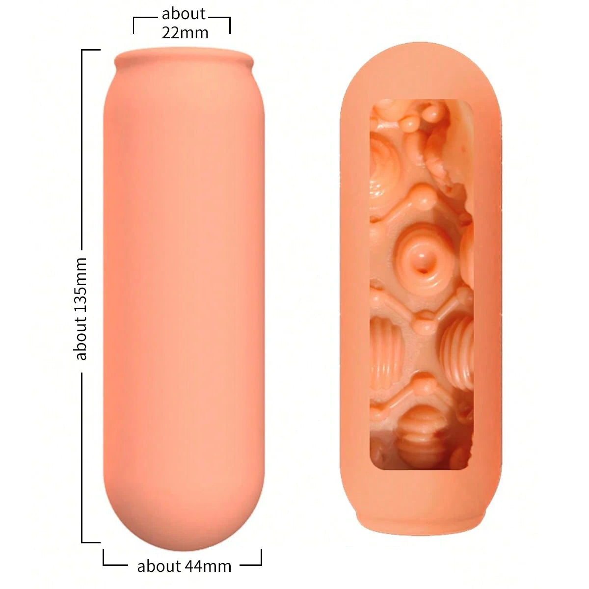 Masturbation Sex Toy For Men Male Masturbator Cup Manual Silicone Portable Sucking Airplane Cup Soft Vagina Blowjob Pocket Pussy