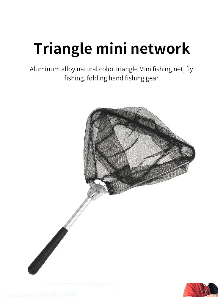 1pc Heavy Duty Folding Fishing Landing Net - 5.91FT/7.87FT Pole Handle For Kayak, Fly, Catfish, Bass, Crab & Trout!
