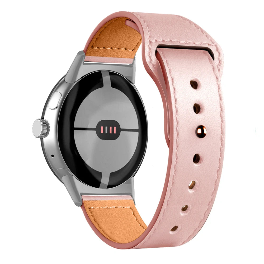 leather strap For Google Pixel Watch1/2/3 45mm stylish and lightweight For Google Pixel Watch 41mm strap