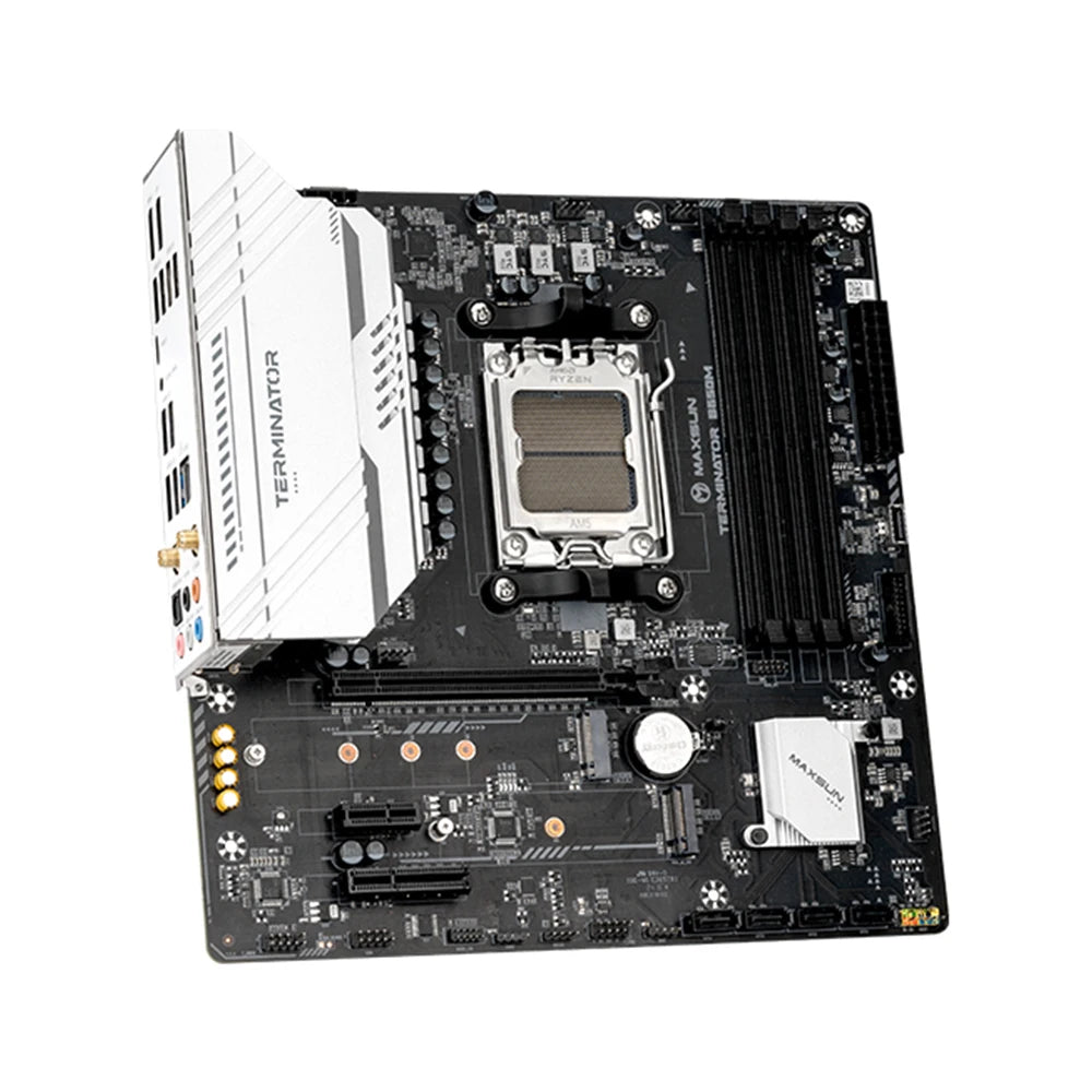 MAXSUN Terminator B650M WiFi6 Computer Motherboard support AMD CPU AM5 Ryzen7000 Ryzen8000 Ryzen9000 Bluetooth 5.2 DDR5 SATA3.0