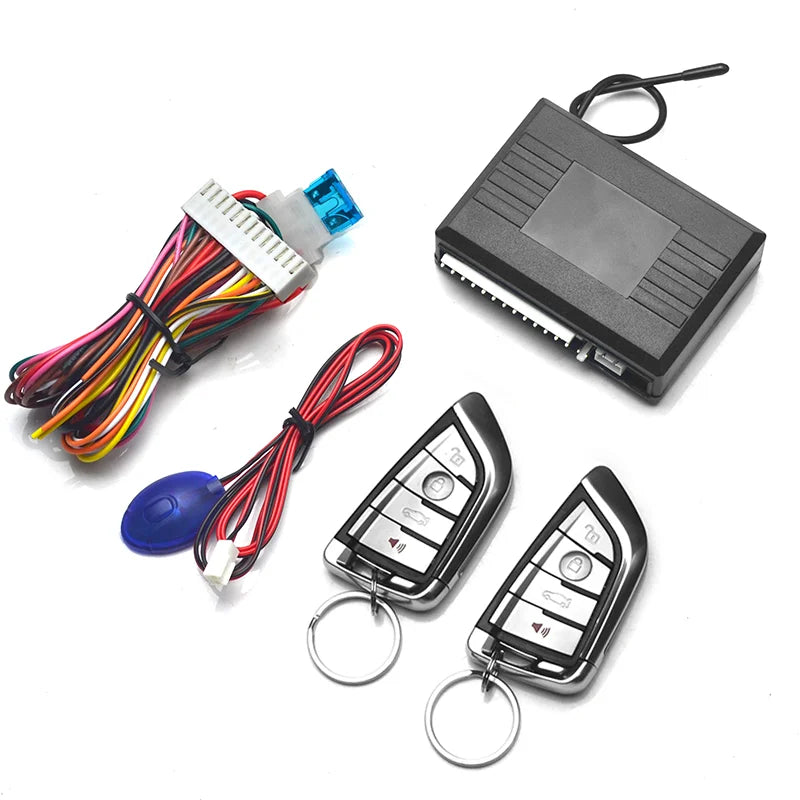 12V Universal Car Auto Remote Central Locking System with 2 Remote Controls Keyless Entry System Remote operation