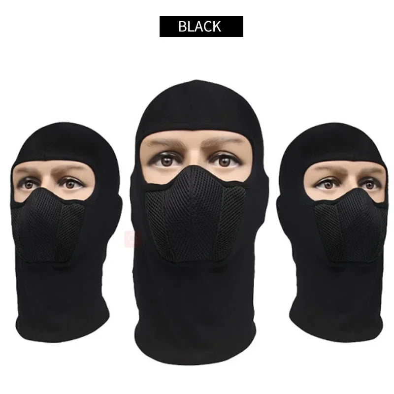 Motorcycle Full Face Mask Balaclava For Men & Women, Breathable Weather- Resistant Riding Sports Mask