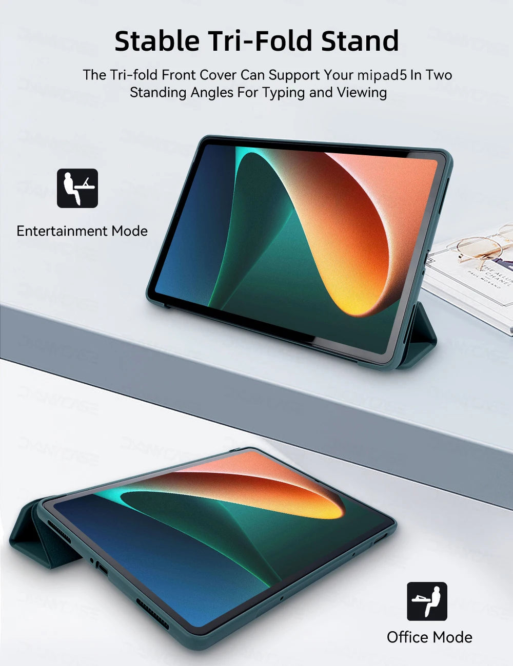 Tablet Case For MiPad 6S Pro 12.4in Support Magnetic Charging Auto Wake up For Xiaomi Pad 6/6Pro Cover Funda Tablet Accessories
