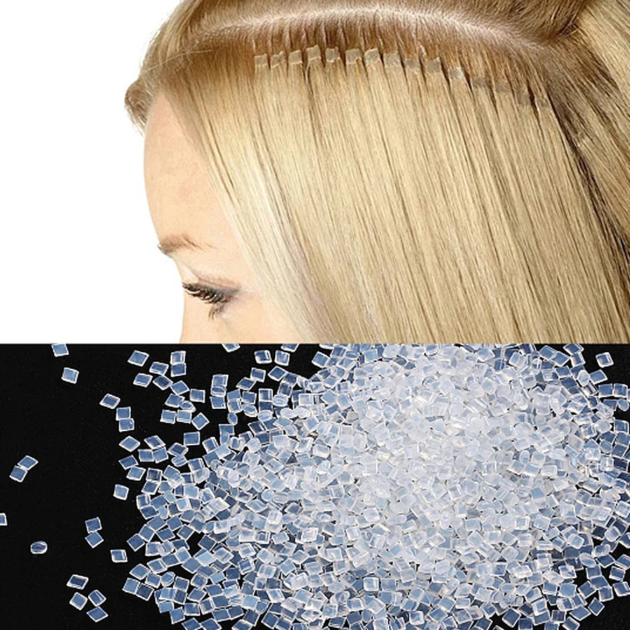 50g/100g Italian Keratin Glue Granule Pellets Transparent Keration Glue Granule Bead For Hot Fusion Nail/I Tip Hair Extensions