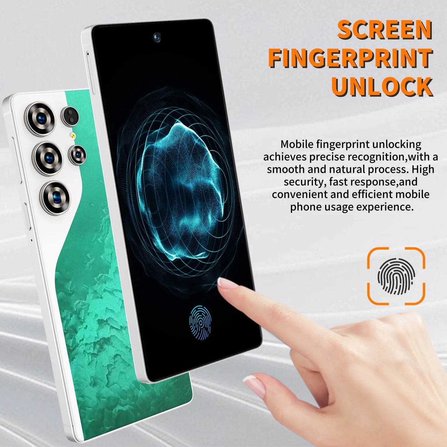 HOT 2025 new S25 Ultra original intelligent 5G dual card dual standby Android 15 system global version phones 8000mAh battery