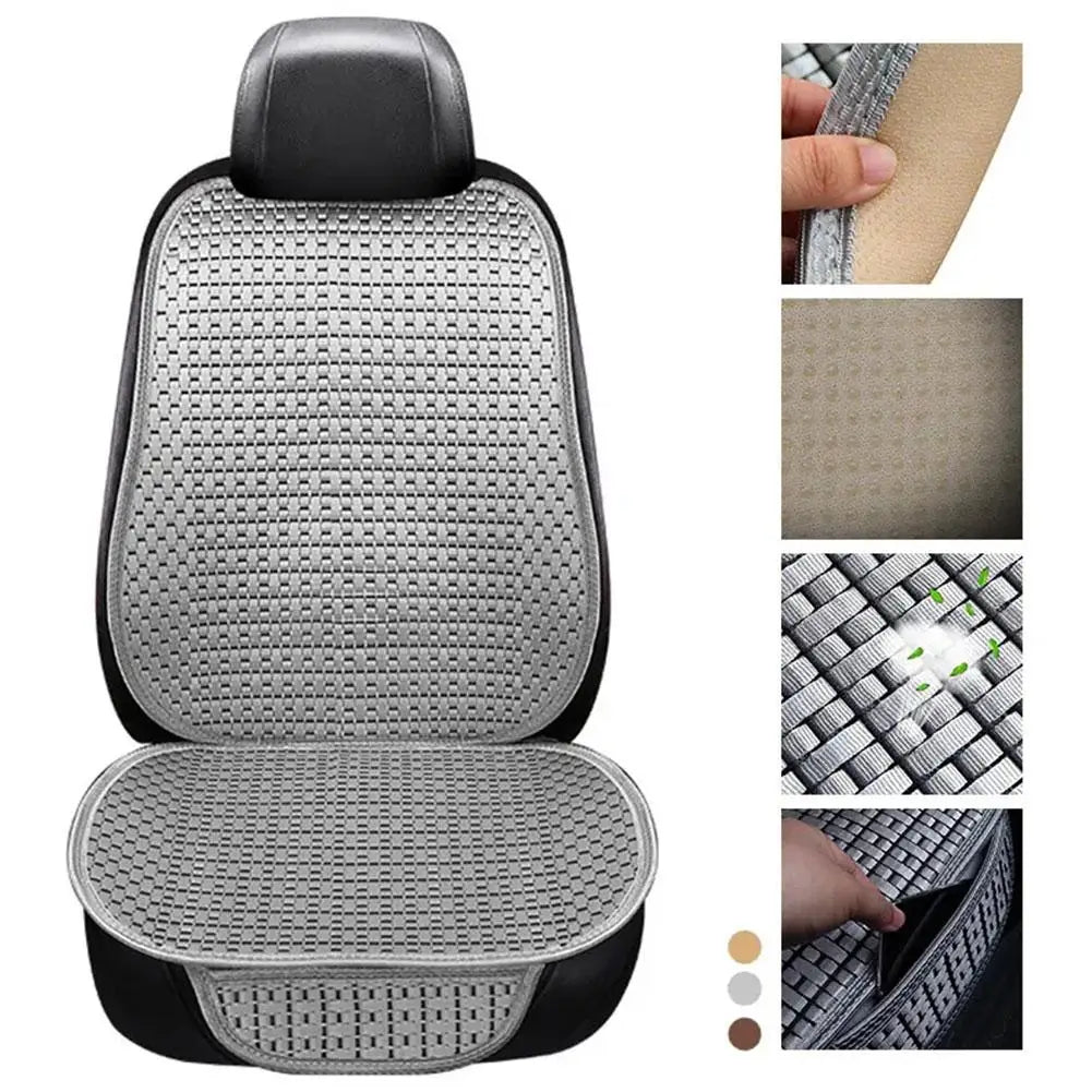 Summer Universal Car Seat Covers Front CoolCar Seat Cushion Mat Ice Silk Auto Seat Cover Protector Backseat Cover For Car