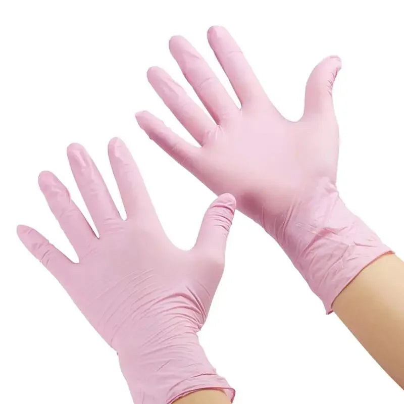 Kids Disposable Nitrile Gloves 5-15 Years Powder Free Students Children Gloves for Crafting Painting Gardening Cleaning­ Gloves