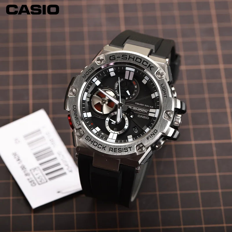 Casio GST-B100 G-SHOCK Series Luxury Men's Watch Stars Same Trend Multi Dial Multifunctional Bluetooth Connection Sports Watch