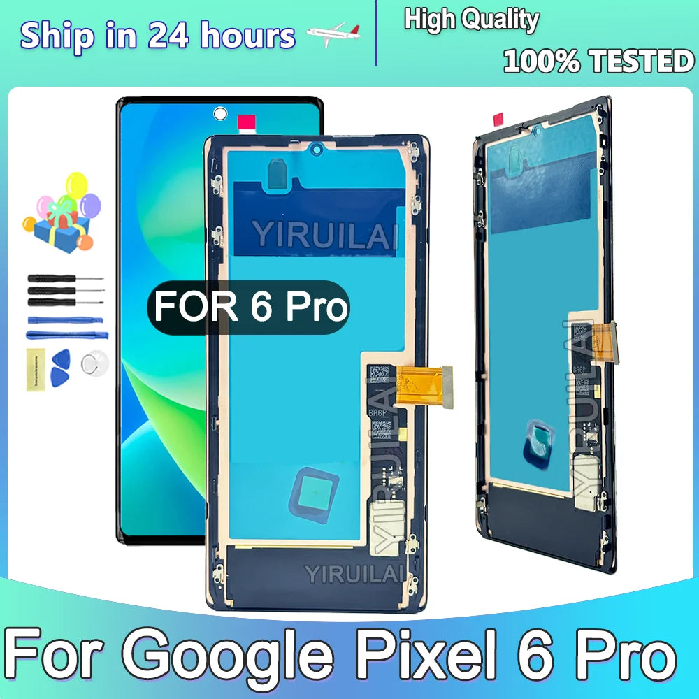 6.7‘’OLED For Google Pixel 6 Pro LCD Display Touch Screen Digitizer Assembly Replacement For Google Pixel 6 Pro LCD Screen