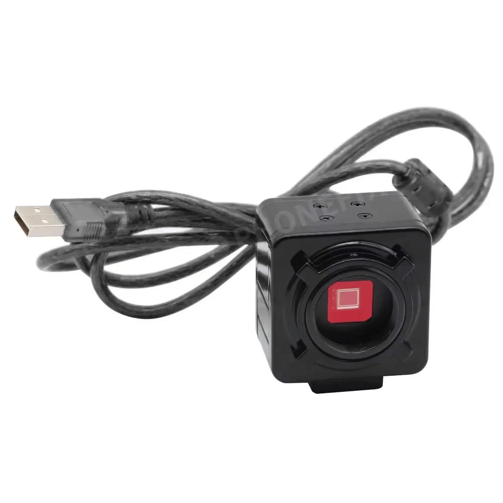 5MP USB Microscope Video industrial Digital Camera 0.5X Eyepiece C-Mount 23.2mm Adapter with 30/30.5mm Ring for Image Capture