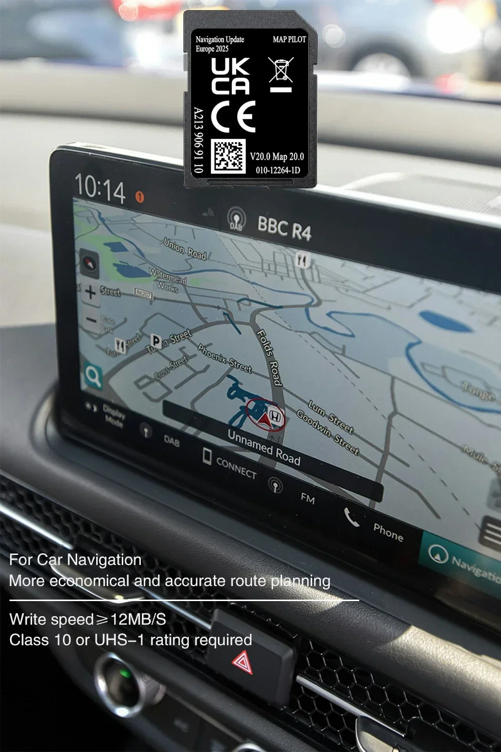 A2139069110 V20 Suitable for Mercedes GLC C E V X-class Car Sat Nav GPS Update 2025 Map Europe SD Card