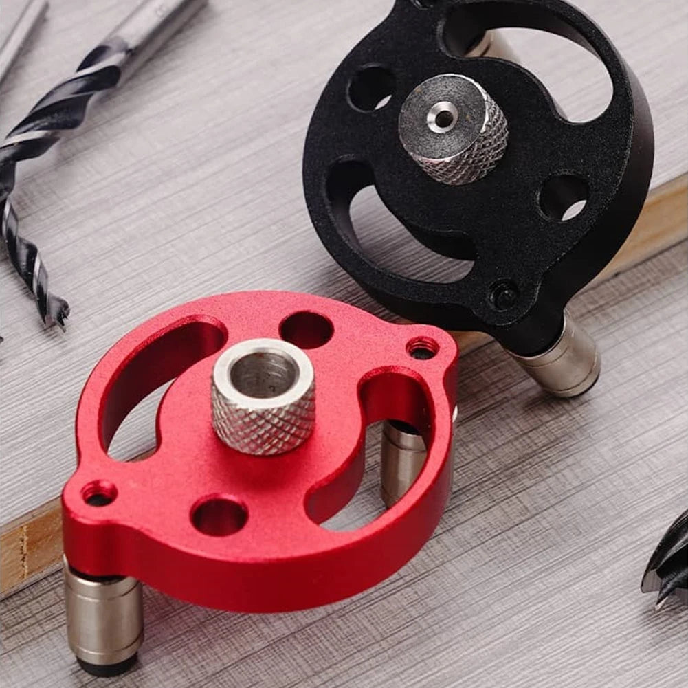 3-10mm Vertical Aluminum Alloy Woodworking Punching Machine with Self Guided Locator Fixture Kit for DIY Furniture Connection