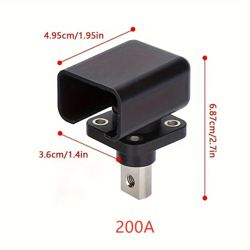 2Pcs 120A 200A All-Copper Lithium Battery Terminal Connector Energy Storage Terminal Battery Connector Adapter