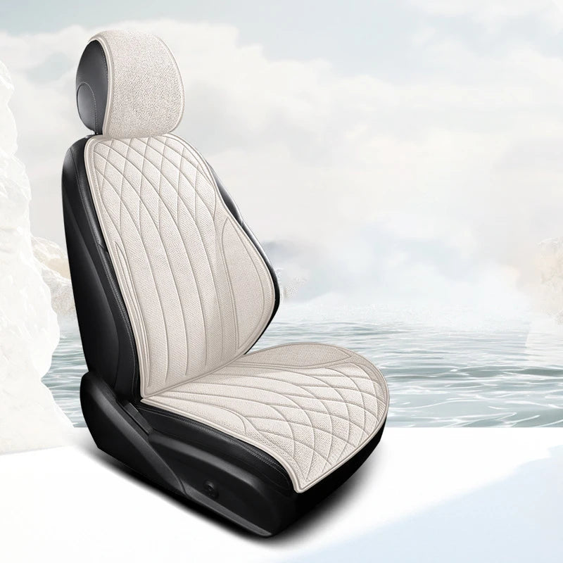 Universal Car Seat Cover Four Season Auto Flax Breathable Anti-Slip Covers for Car Seats Cover Protection Cars Seats Covers