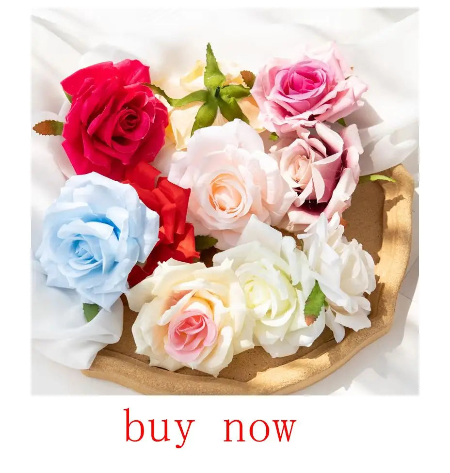 Soap Rose Flower Wedding Wall Home Garden Garland Decor Holiday Party festival Diy Gift box Bride bouquet Wrist Flower Ornaments