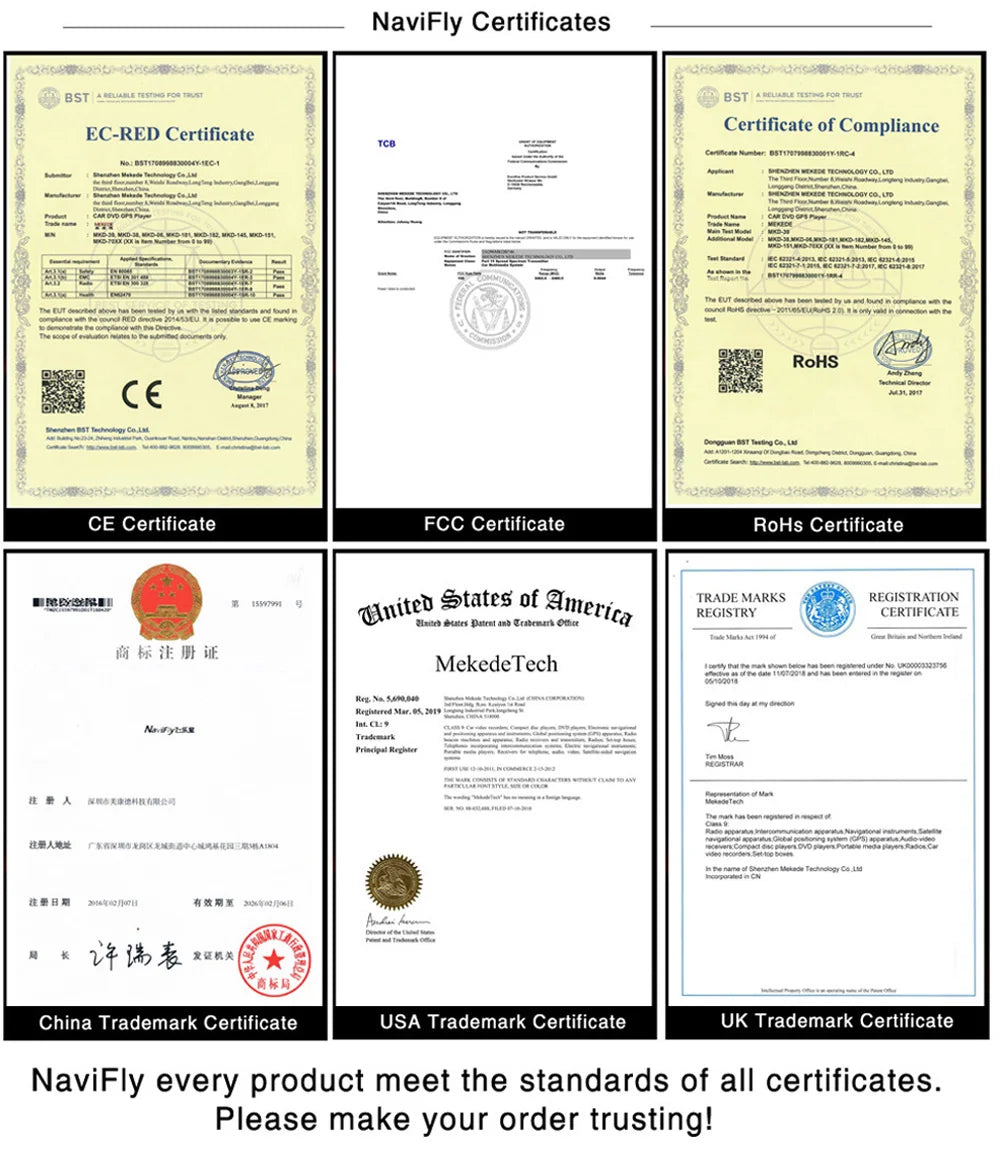 NaviFly 9 10 inch 1280*720 Car Multimedia Video Player Universal Stereo Radio GPS For Volkswagen Nissan Hyundai Kia Toyota