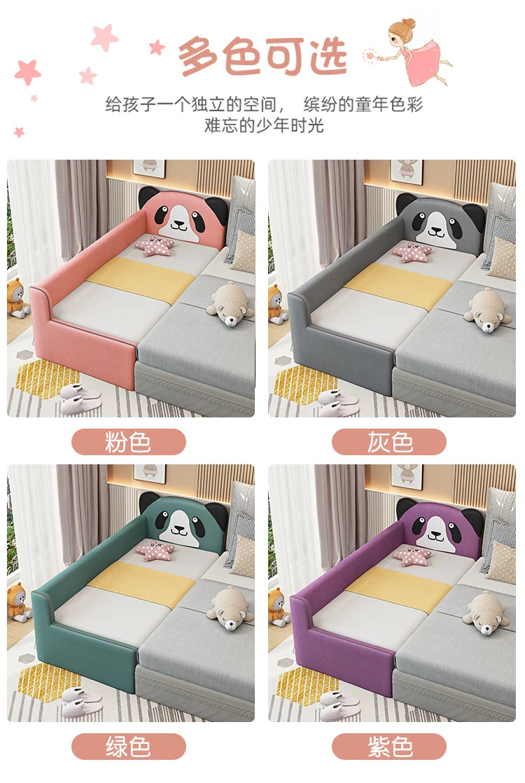 Barrier Stairs Children Beds Single Safety Bedrooms Wooden Kids Bed Mattresses Toddler Luxury Lit Cabane Enfant Home Furniture