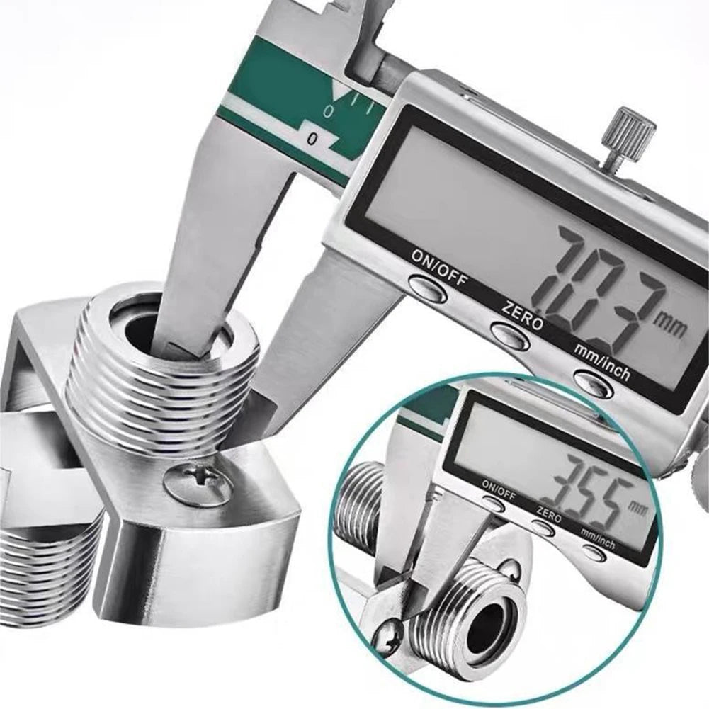 40Degree Adjustable Faucet Angled Curved Foot Eccentric Screw Corner Tap Adapter Shower Conversion Foot Corrector Accessories