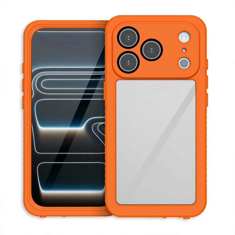 shellbox Professional Waterproof Phone Case for iPhone 17Promax Air 14 13 15 16 - 360 Full Coverage Shockproof Dustproof IP68