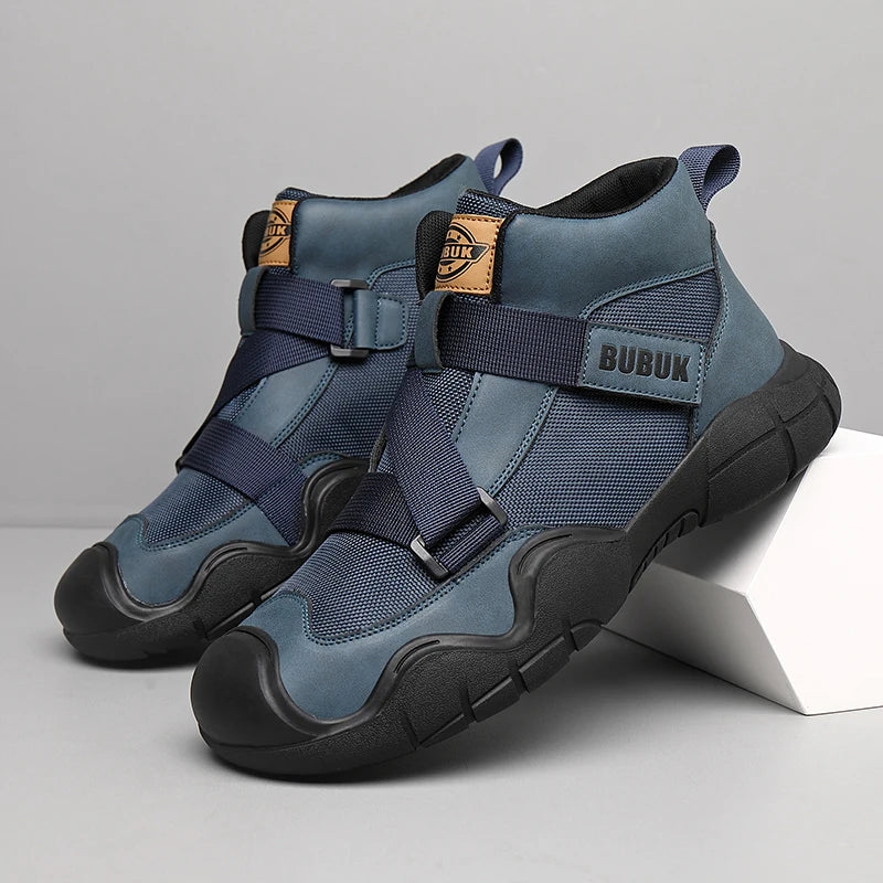 Men's Shoes Autumn and Winter Men's Business Casual Shoes New Outdoor Hiking Sports Shoes Youth Basketball Shoes Casual Trendy Shoes Fashion Short Boots