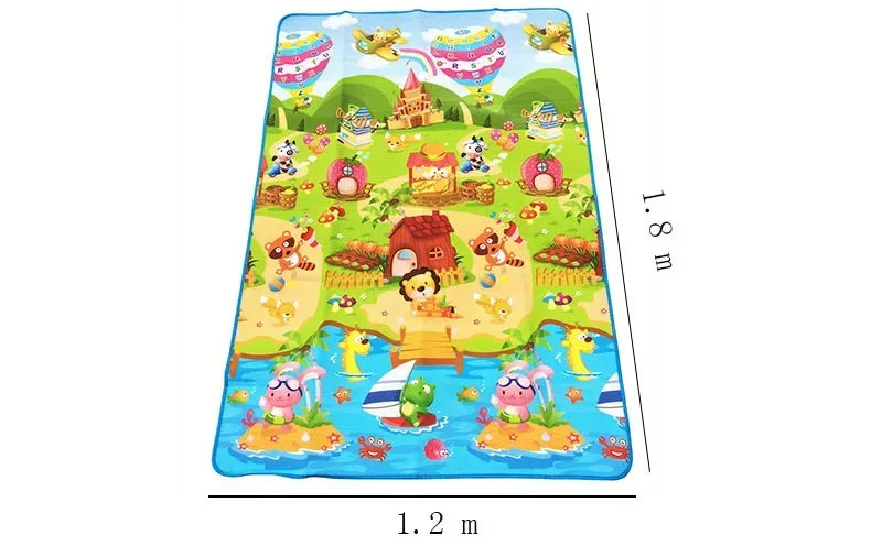 Baby Crawling Play Puzzle Mat Children Carpet Toy Kid Game Activity Gym Developing Rug Outdoor Eva Foam Soft Floor180*120*0.3cm