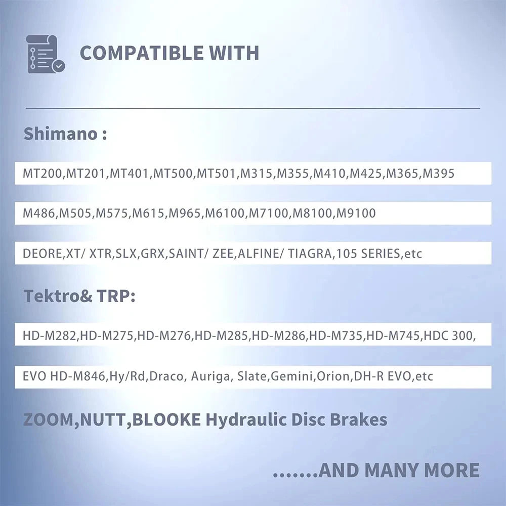 High Performance Bike Brake Mineral Oil - 60ml/2oz - Ideal for Shimano and Tektro Hydraulic Brake Systems