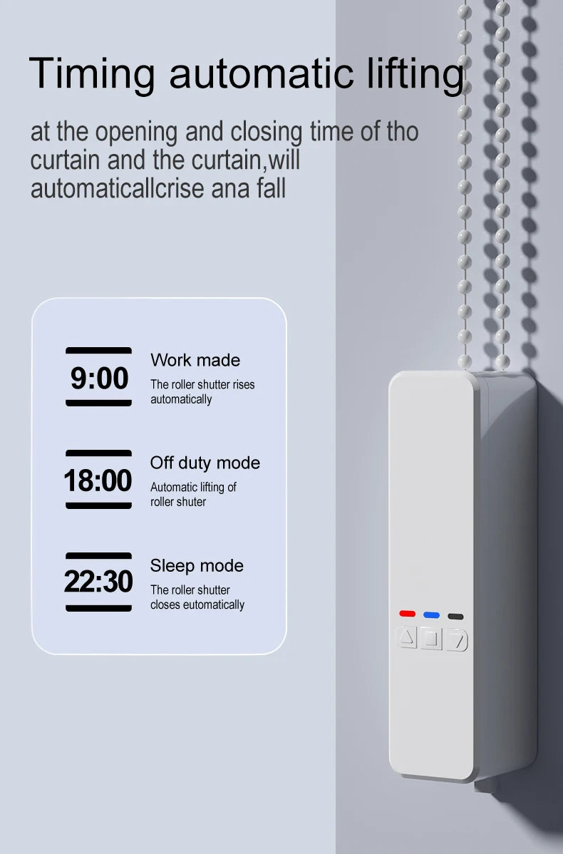 KEMEK Tuya Smart Wifi Blinds Motor Automatic Electric Roller Shade Controller App Control Works with Alexa Google Assistant