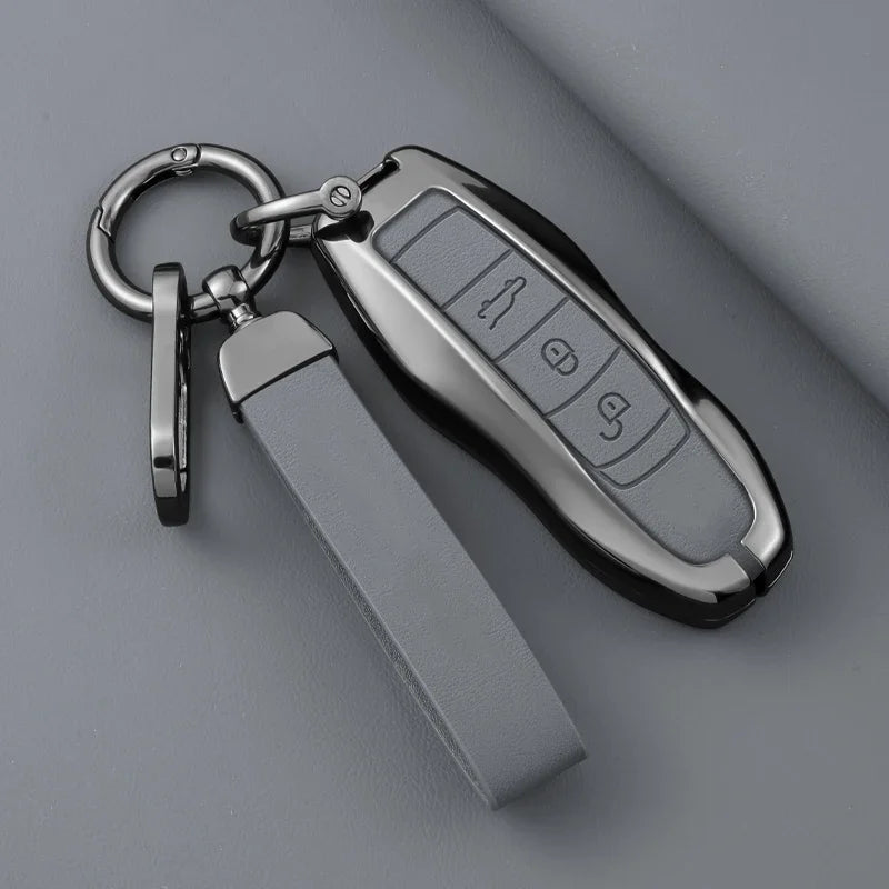 Zinc Alloy Car Key Fob Housing Key Fob For Porsche 911 970 981 991 Panamera Spyder Carrera Macan Cayman Cayenne Car Key Fob