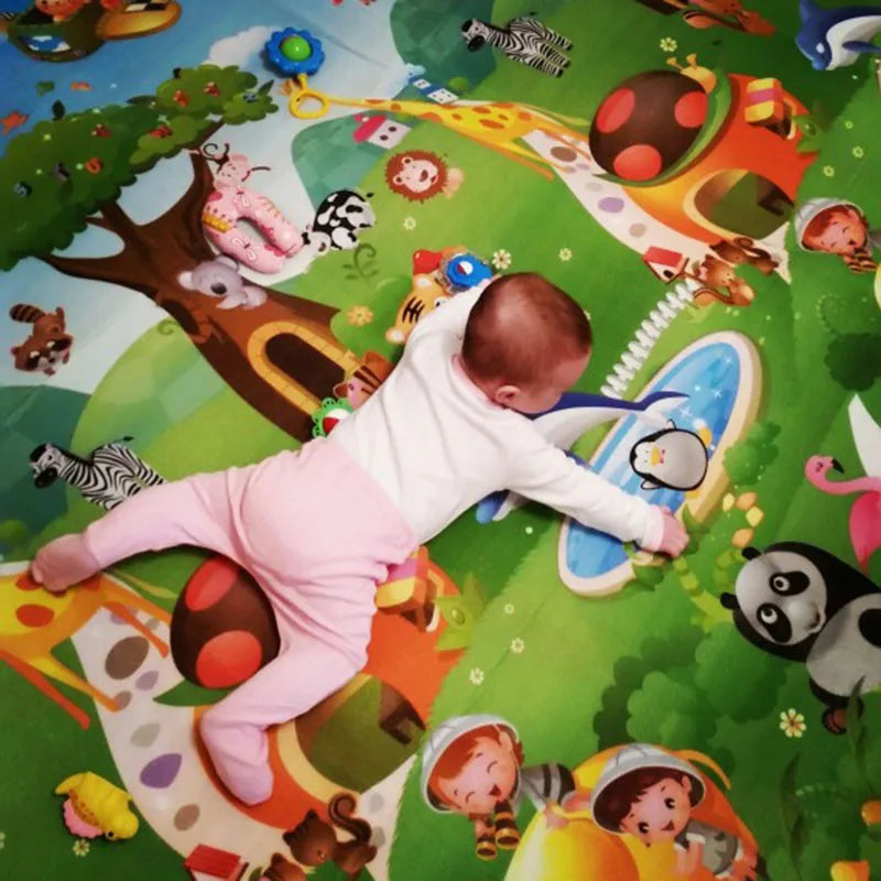 180*120cm Baby Play Mat Children Puzzle Toy Crawling Carpet Kids Rug Game Activity Gym Developing Rug Eva Foam Soft Floor