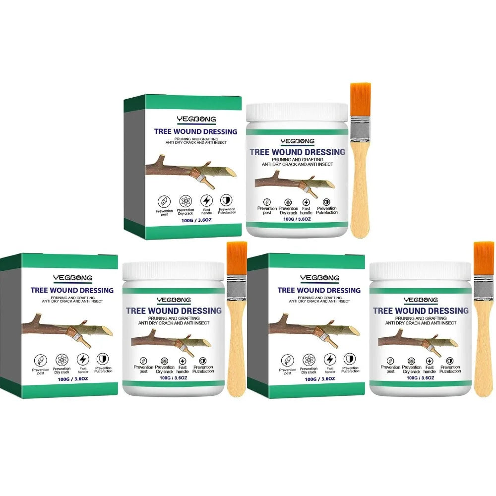 100g Tree Grafting Paste Tree Wound Paste Smear Agent Tree Pruning Sealer Plant Saw Cuts Coating Pruning Heal Wound Repair Tools