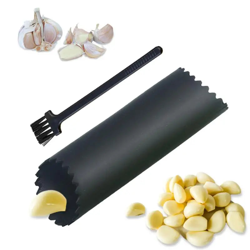 2024 Garlic Stripper Tube Peeling Garlic Peeling Silicone Garlic Peeler Peel Easy Useful Easy Kitchen Non-toxic Safety Gadget