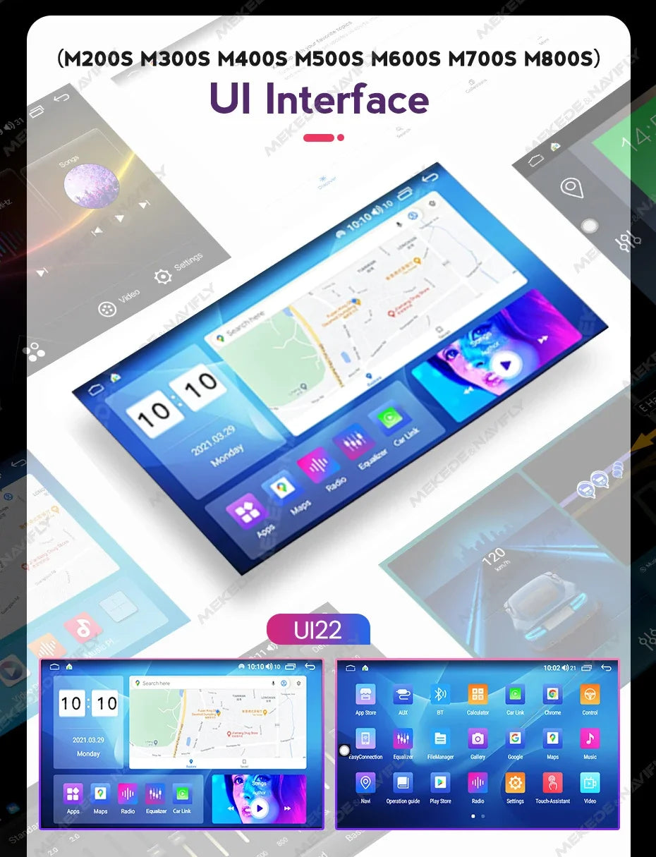 MEKEDE New Android System 7862 8Core DSP Car Multimedia for VW Toyota Universal Autoradio with Carplay RDS GPS BT 4G LTE 5G Wifi