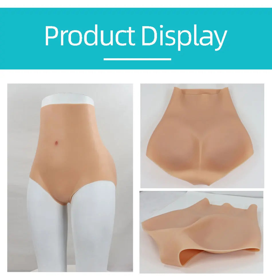 YUERUGOU Shaping Sexy Figure Body Shaping Sexy Silicone Hip Pants Fake Ass Sexy Hip Lady Bottom Tights New Silicone Ass