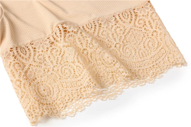 Plus Size Safety Shorts Women Summer Seamless Sexy Lace Anti Chafing Underskirt Boxers Female High Waist Underwear Panties 110KG